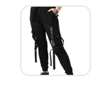 Foxblood strapped in joggers